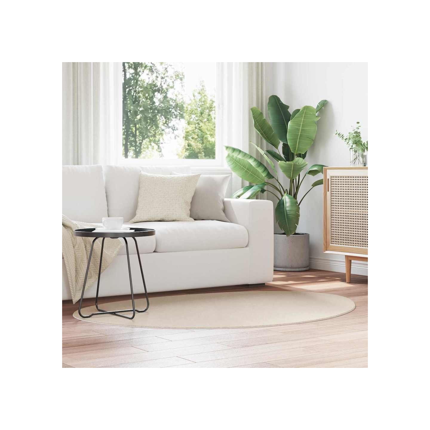 Tapis HUARTE Beige 120 x 170 cm Polyester