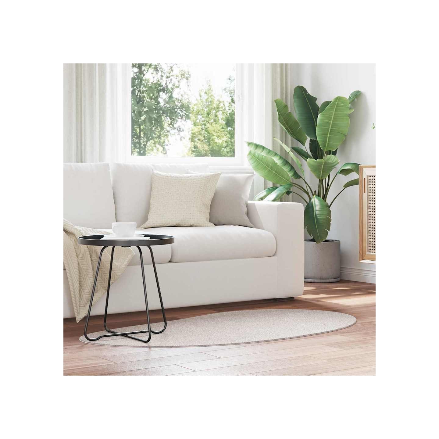 Tapis HUARTE Sable 80 x 150 cm Polyester