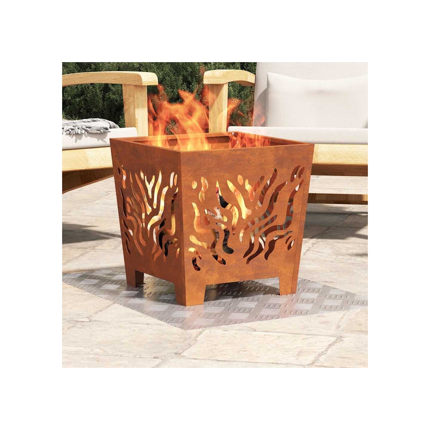 Nez de marche 2 pc 60 x 40 cm Argenté Aluminium Rectangulaire
