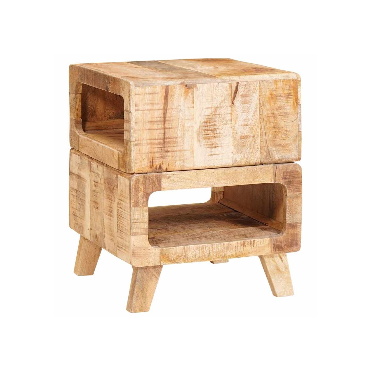 Table d'appoint Marron 40 x 40 x 49 cm Bois de mangue massif