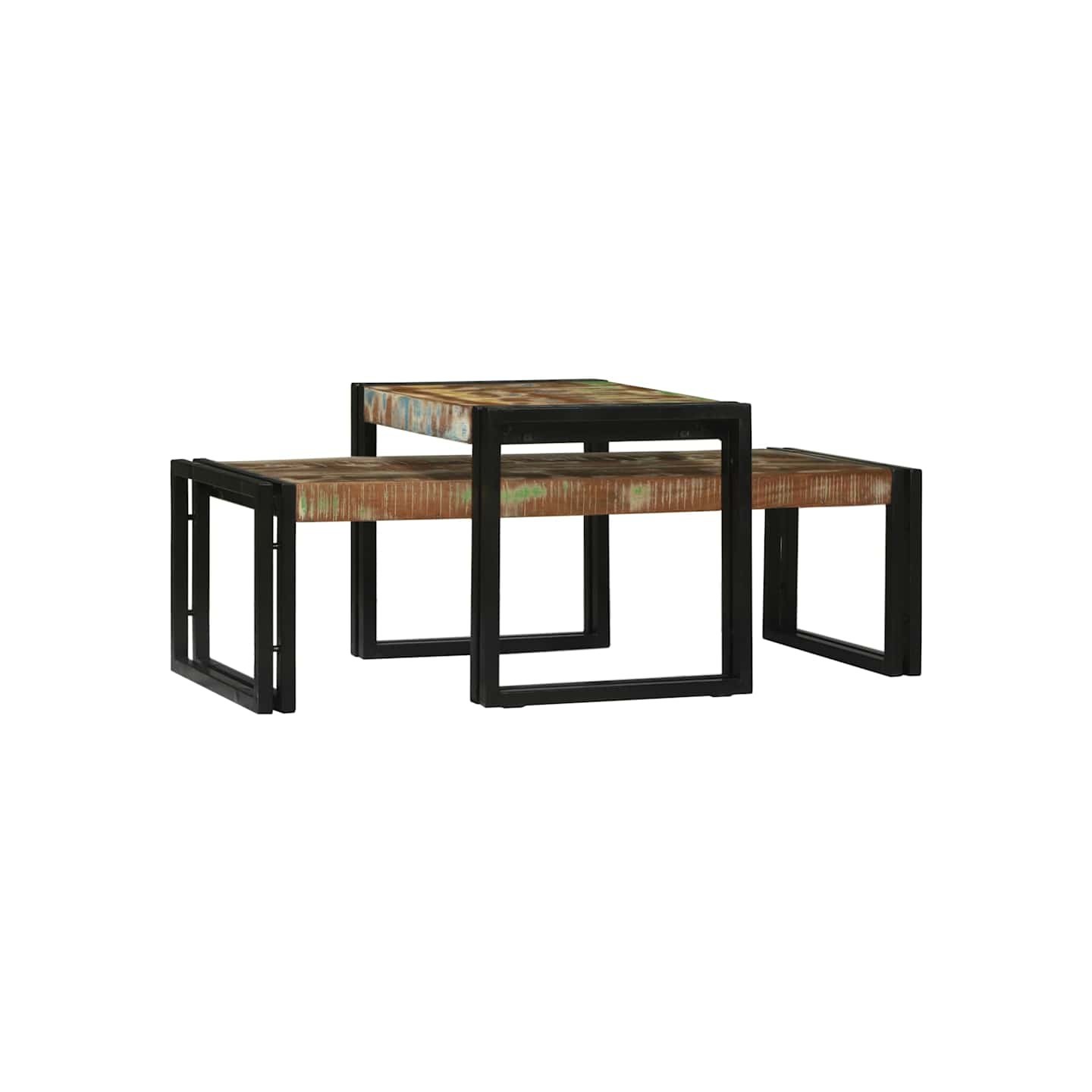 Table basse 2 pc Multicolore 48 x 40 x 40 cm