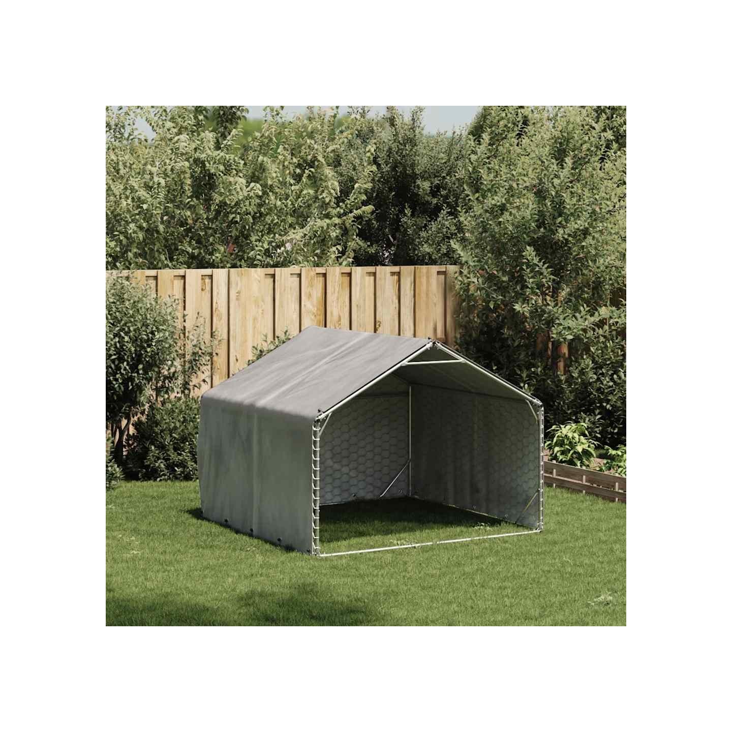 Niche d'extérieur pour chien avec couvercle 2x2x1,5 m