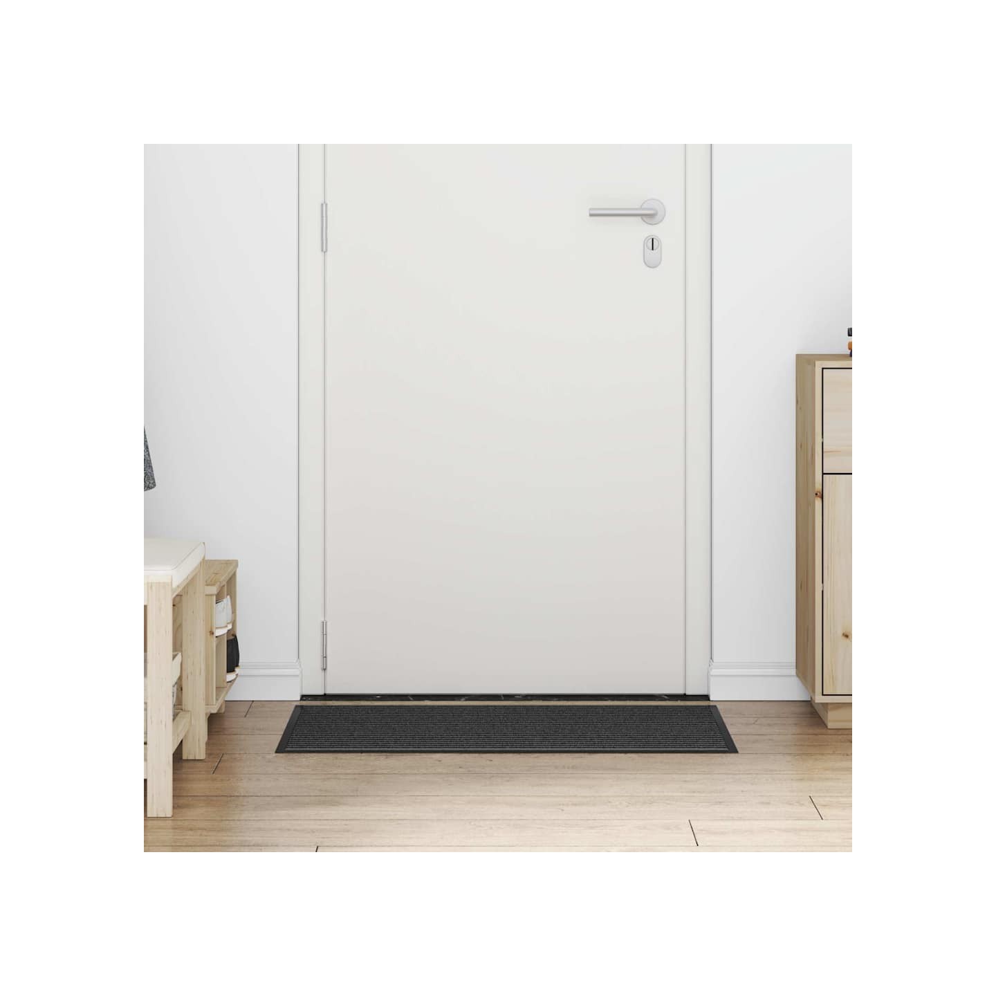 Tapis d'entrée Noir 60 x 90 cm Polypropylène