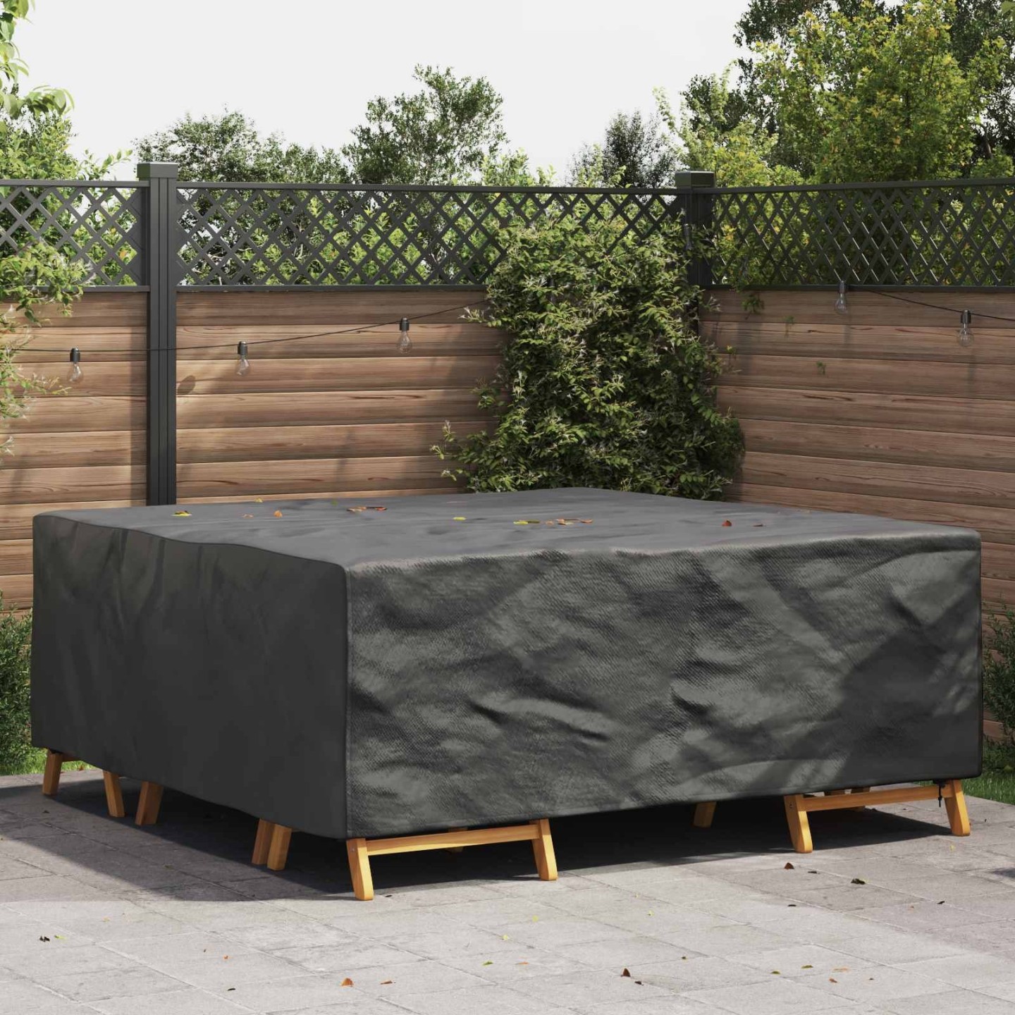 Housse pour meubles Uni Noir 210 x 200 x 70 cm 420D