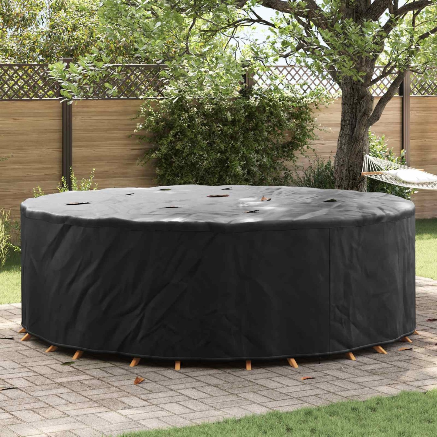 Housse pour meubles 279 x 279 x 85 cm Tissu Oxford 210D Rond