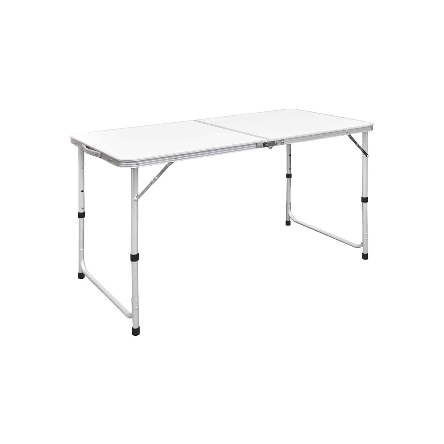 Table pliable de camping Hauteur réglable Aluminium 120x60 cm