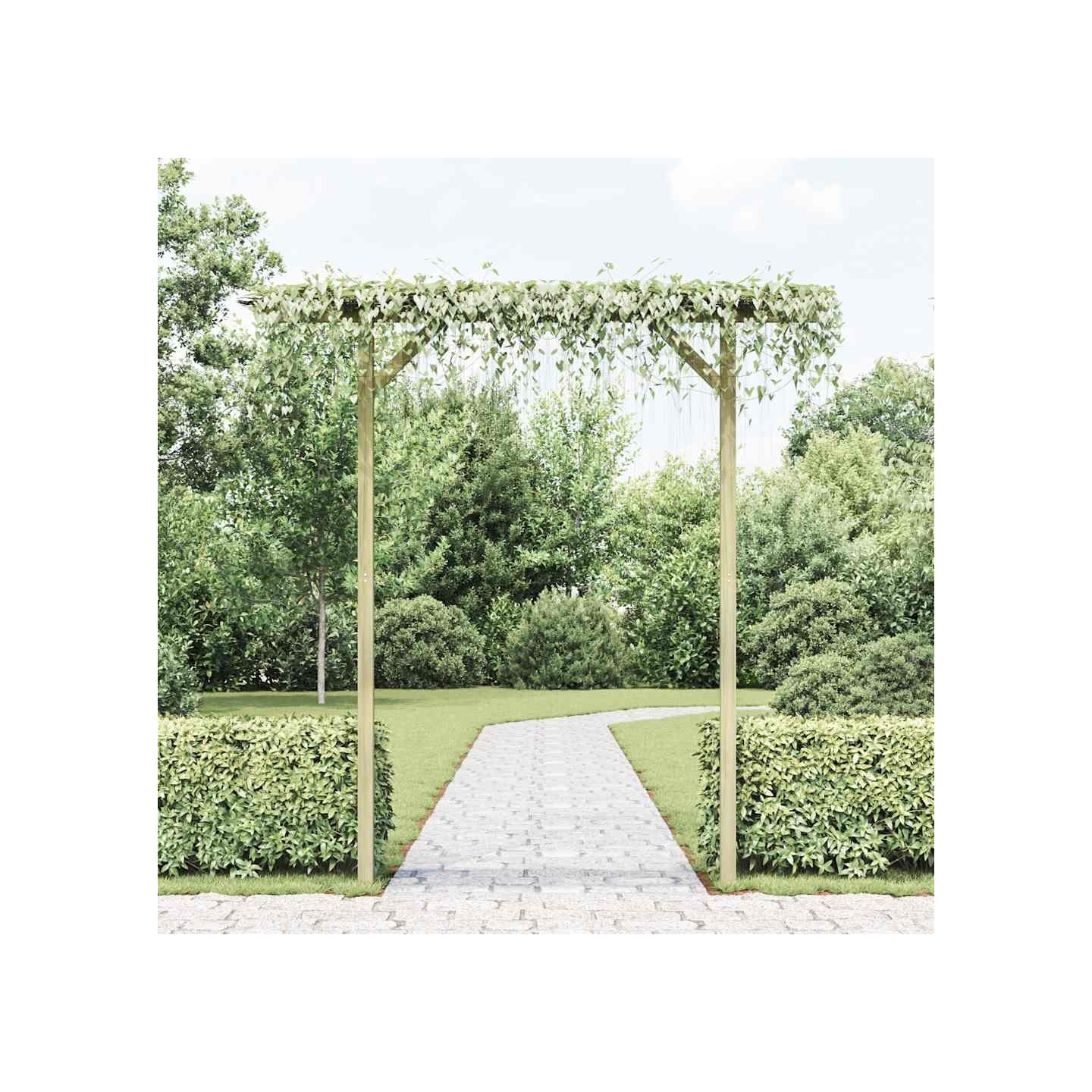 Pergola de jardin 205 x 40 x 203 cm Bois