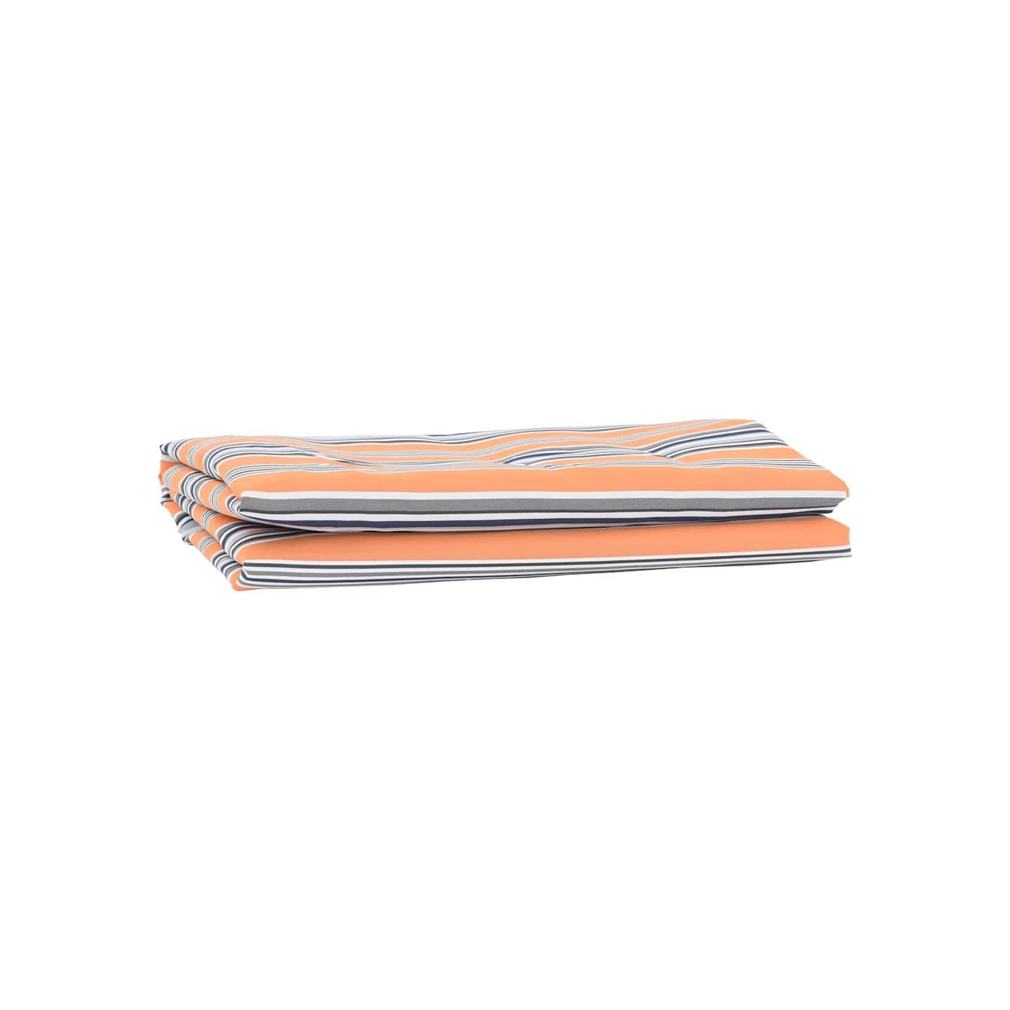 Toile de rechange pour auvent Bleu et Orange 1000 x 160 cm
