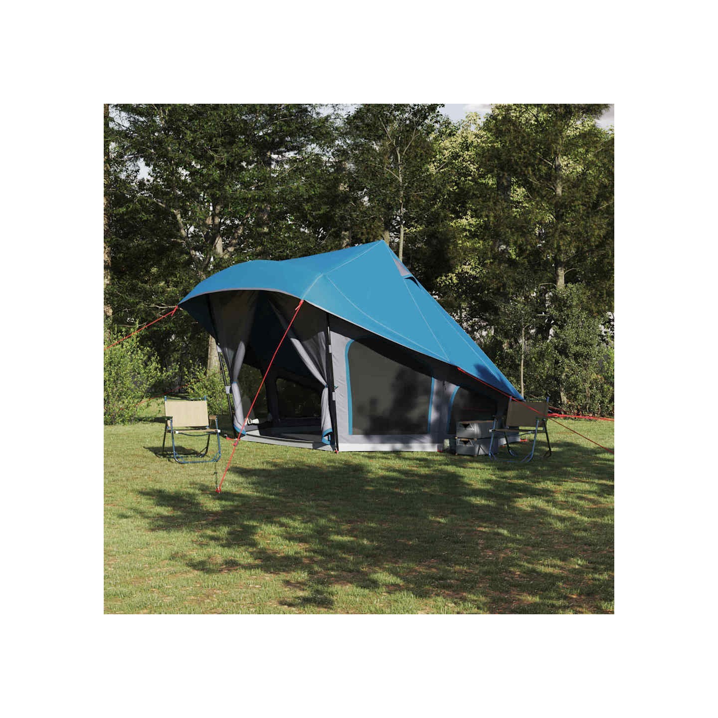 Tente Tipi avec toit Bleu 508 x 470 x 300 cm taffetas