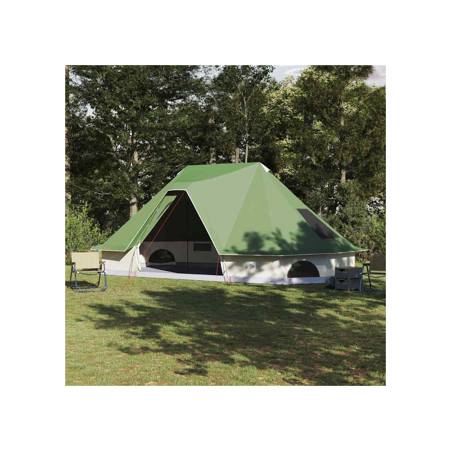 Tente Tipi 10 personne Vert taffetas