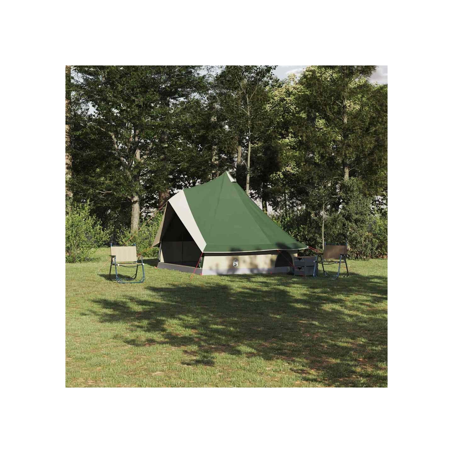 Tente Tipi 8 personne Vert taffetas