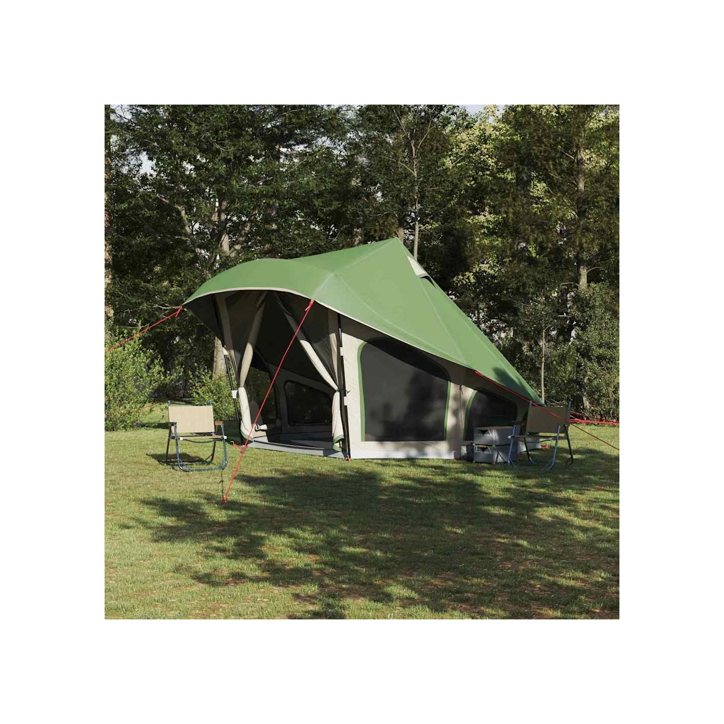 Tente Tipi avec toit Vert 508 x 470 x 300 cm taffetas