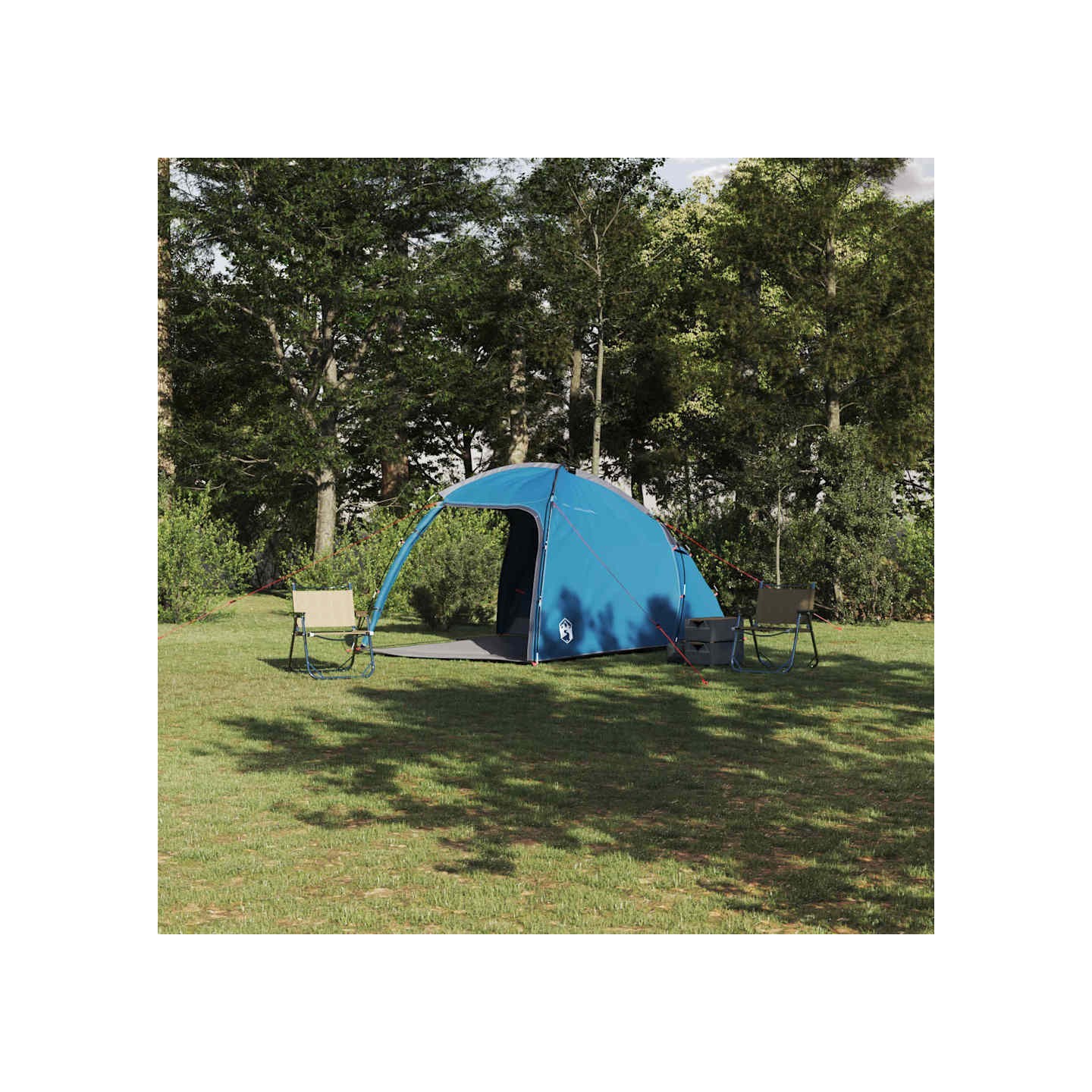 Tente Cabane 2 personne Bleu taffetas