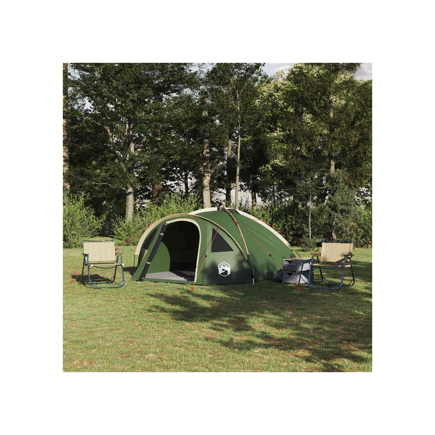 Tente Dôme 4 personne Vert taffetas Imperméable
