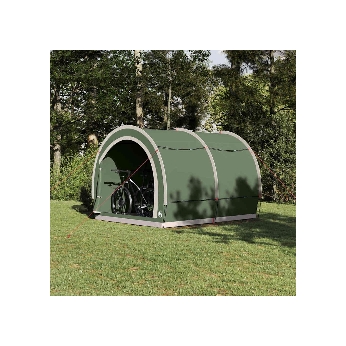 Tente de rangement pour vélos Vert 256 x 222 x 182 cm taffetas
