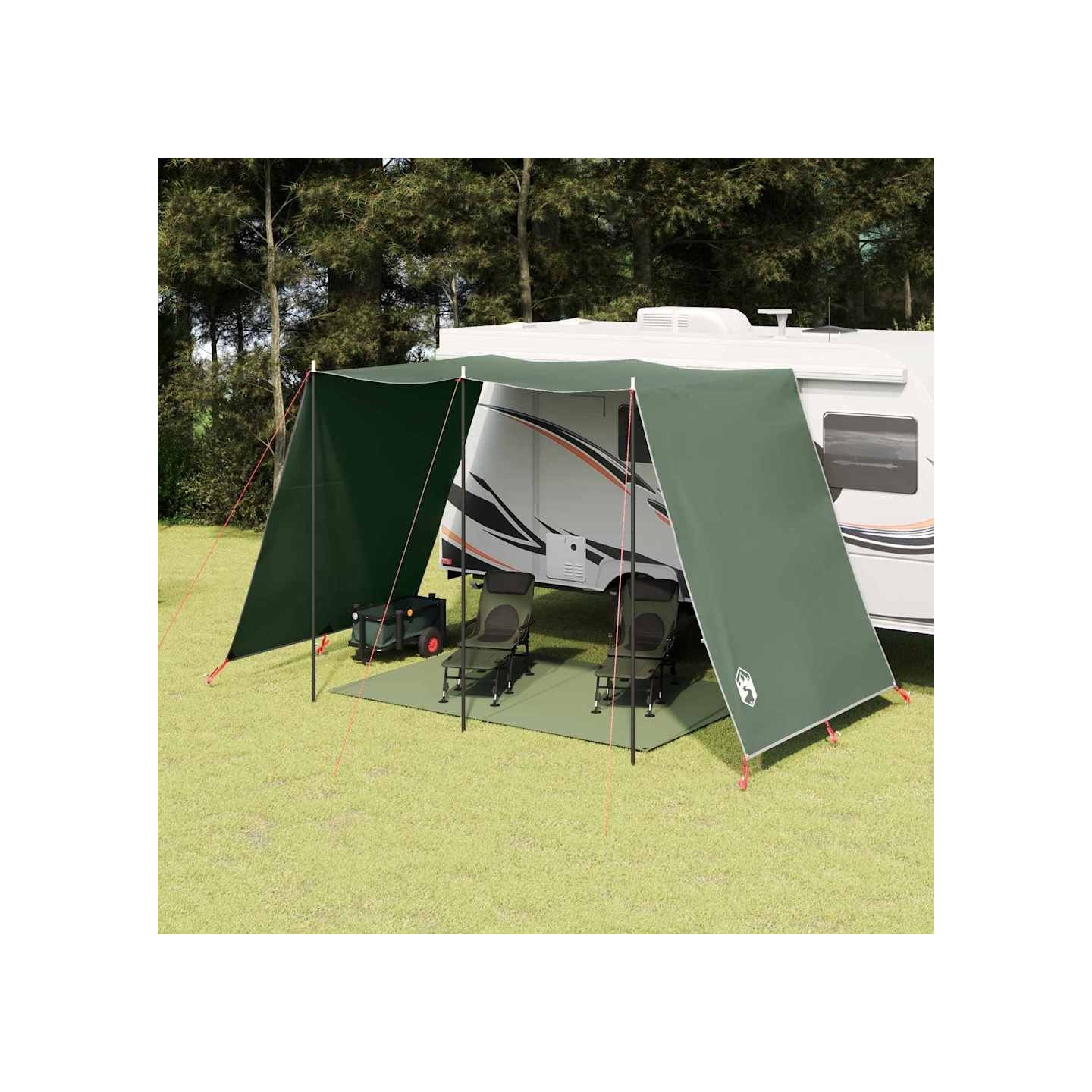 Tarp résistant à l'eau Vert 302 x 240 x 240 cm