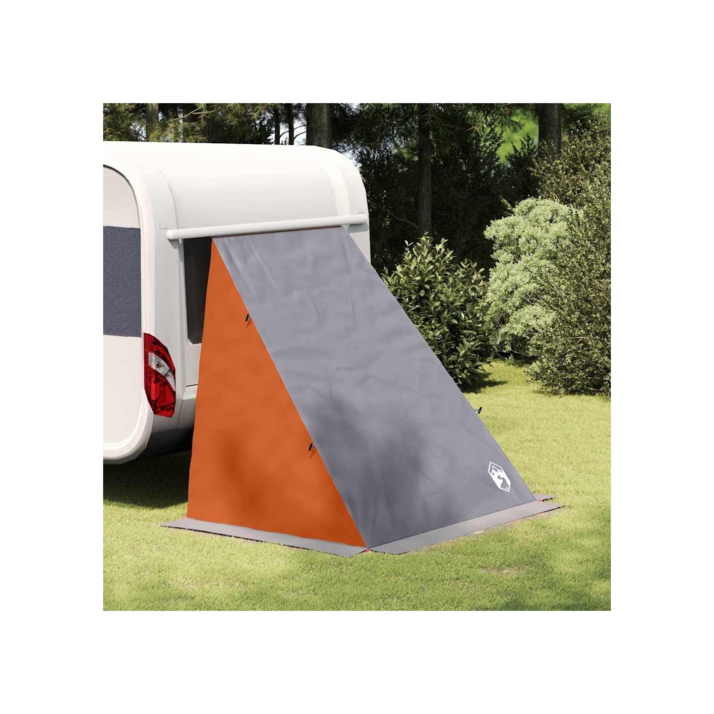 Tente de hayon Gris et orange 140/190 x 150 x 185 cm taffetas