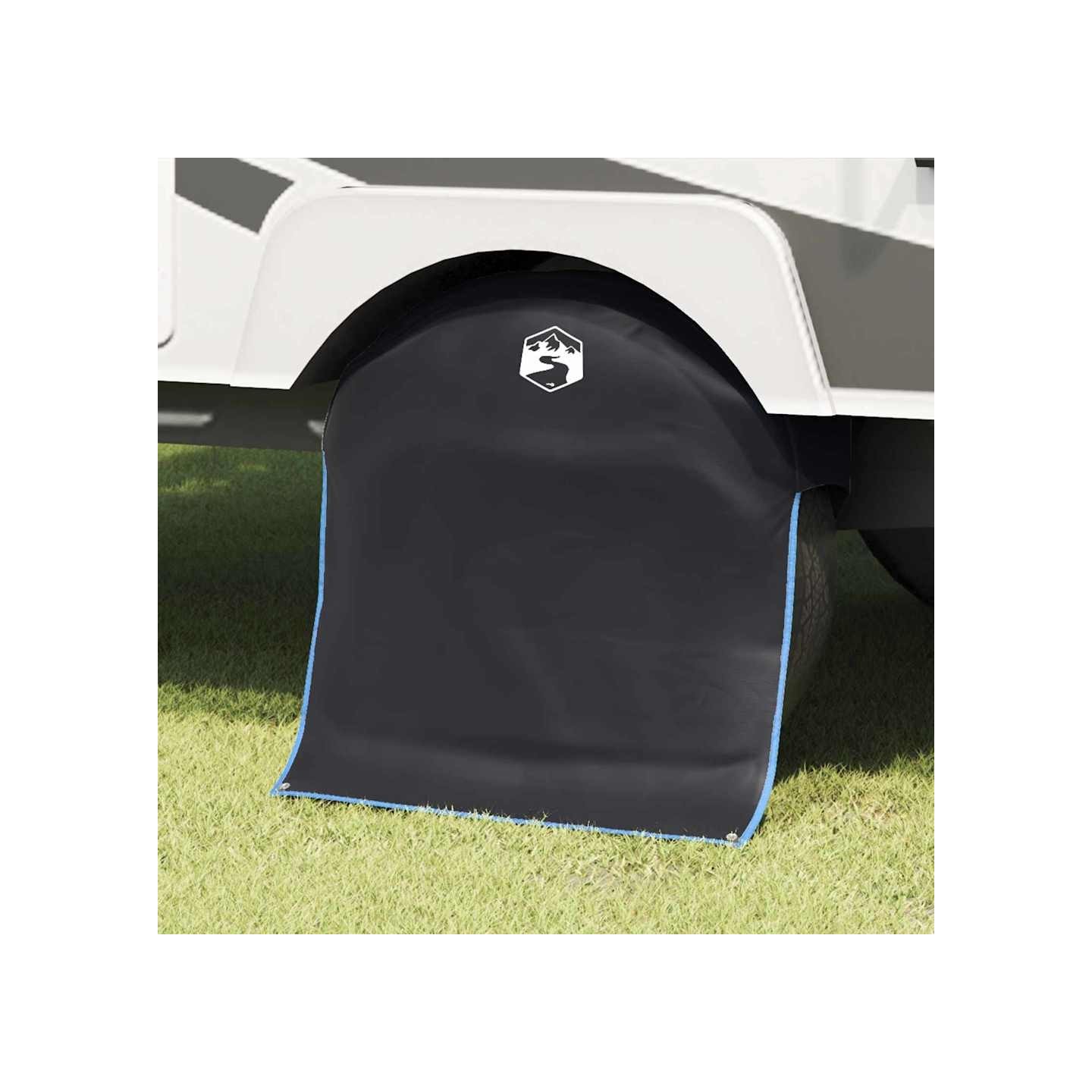 Enjoliveur Noir et Bleu 108 x 76 cm oxford