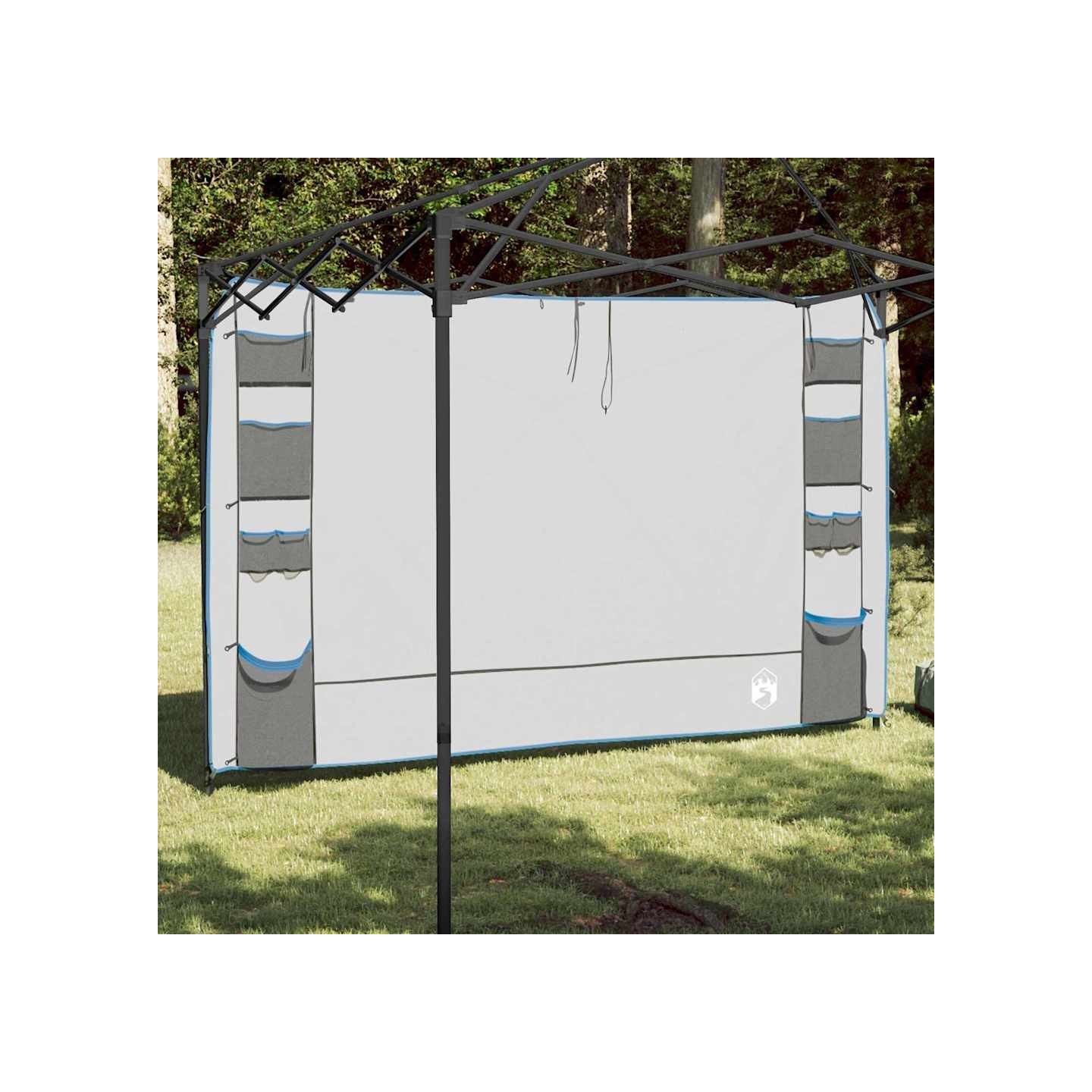 Organisateur de tente suspendu Gris et bleu 320 x 182 cm oxford
