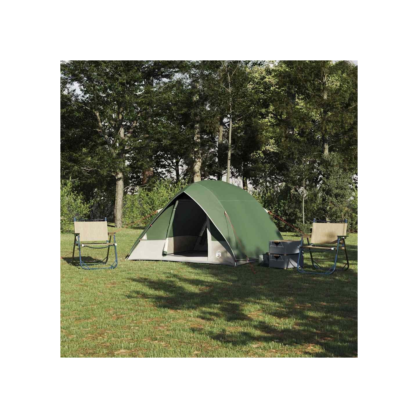 Tente de camping 4 personne Vert taffetas Imperméable