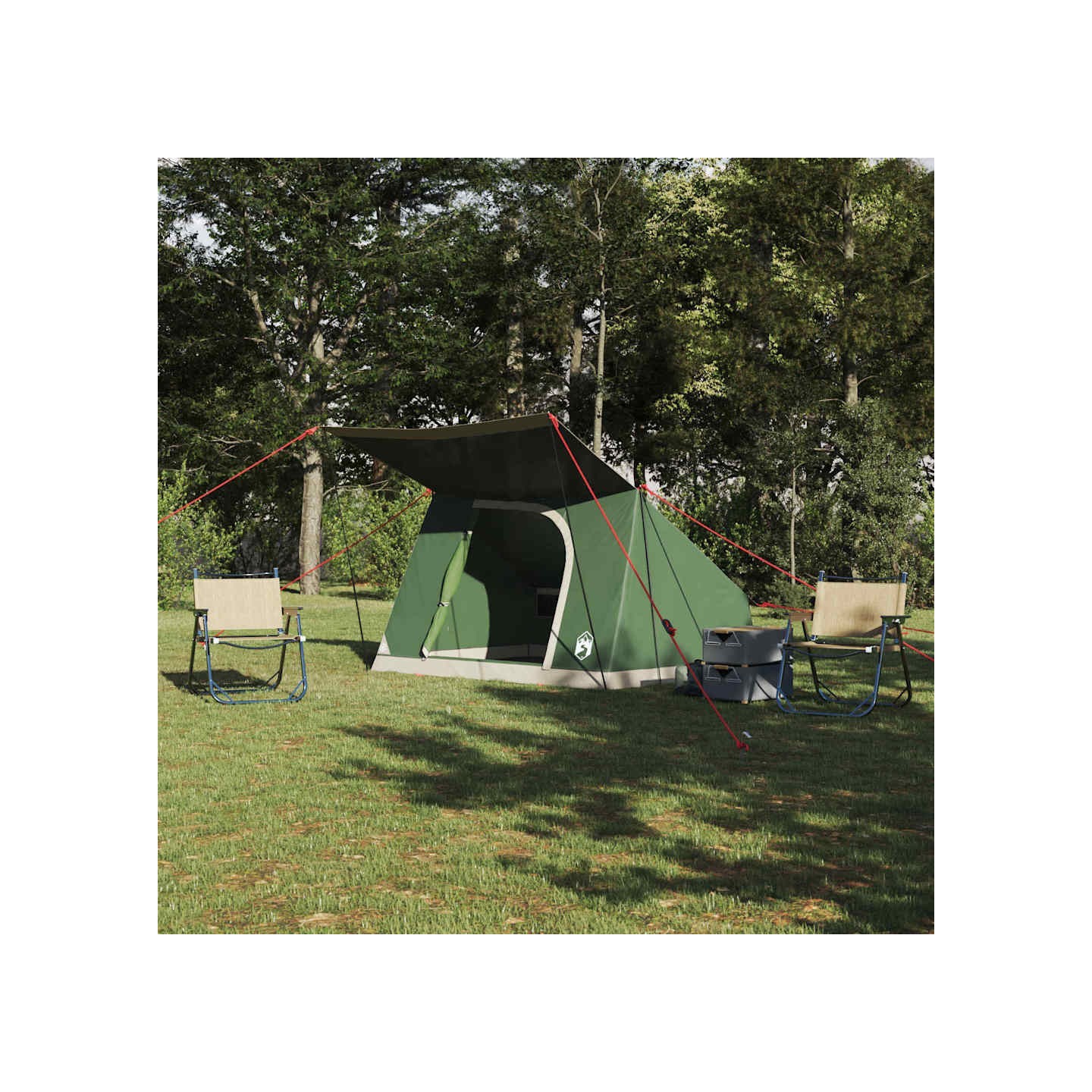 Tente de camping 4 personne Vert taffetas Imperméable