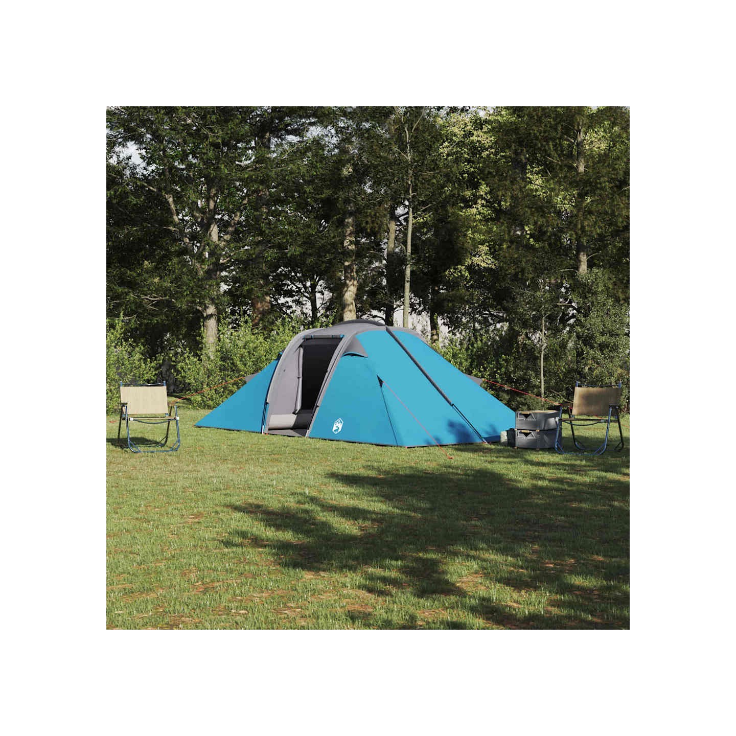 Tente Tunnel 4 personne Bleu taffetas Imperméable