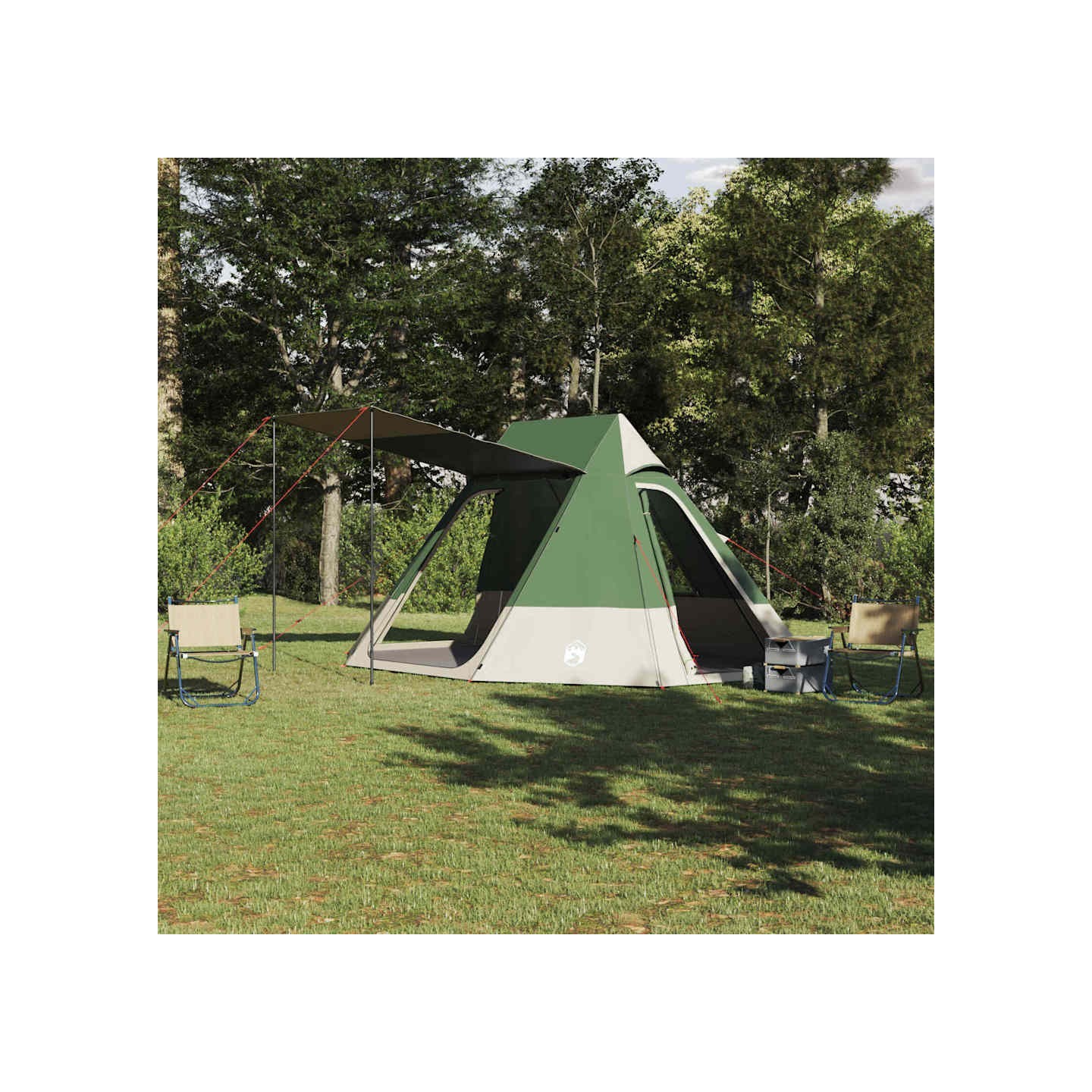 Tente de camping 10 personne Vert taffetas Imperméable