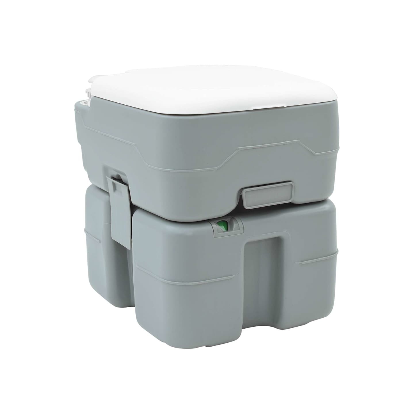 Toilette de Camping Gris 41,5 x 36,5 x 42 cm