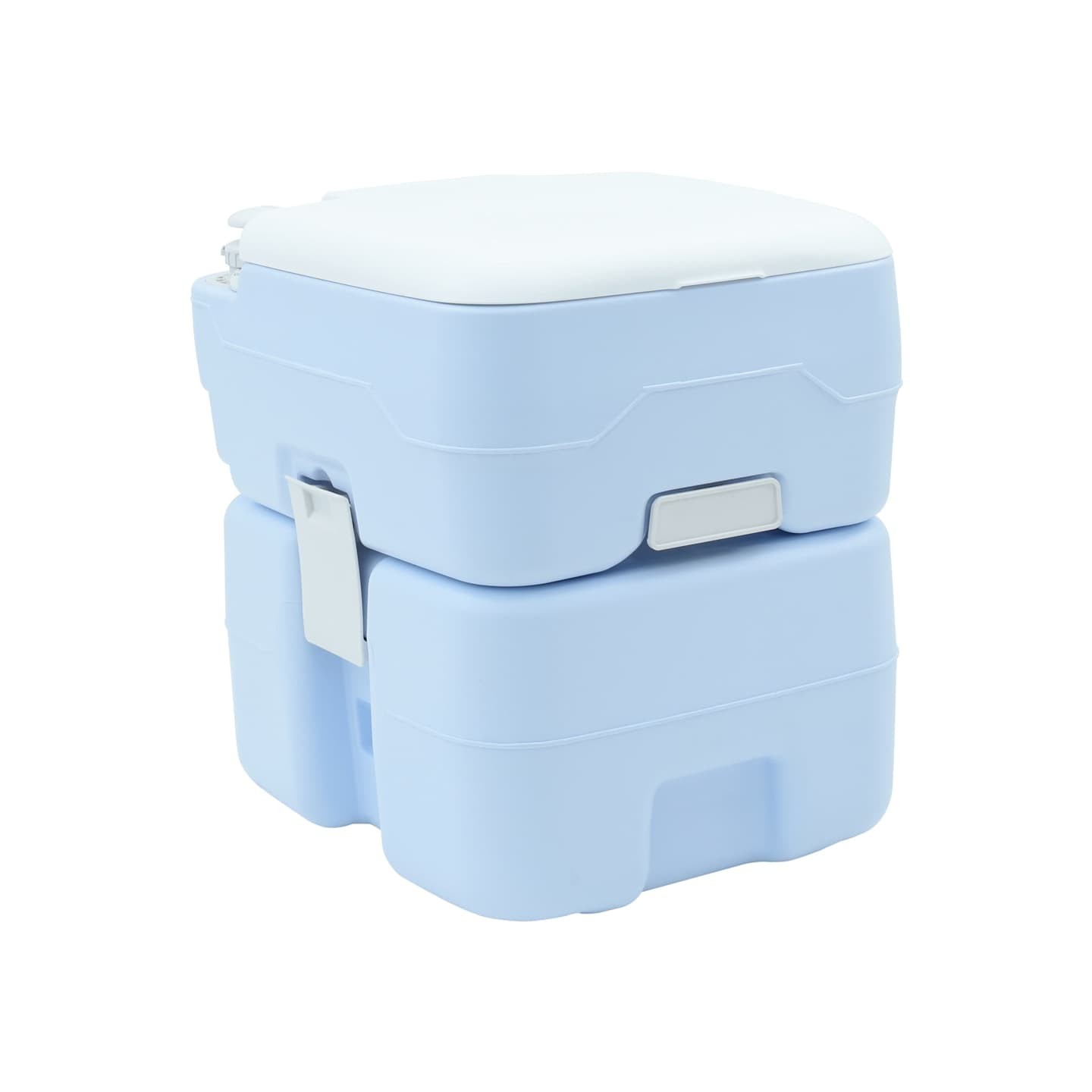 Toilette de Camping Bleu 41,5 x 36,5 x 42 cm