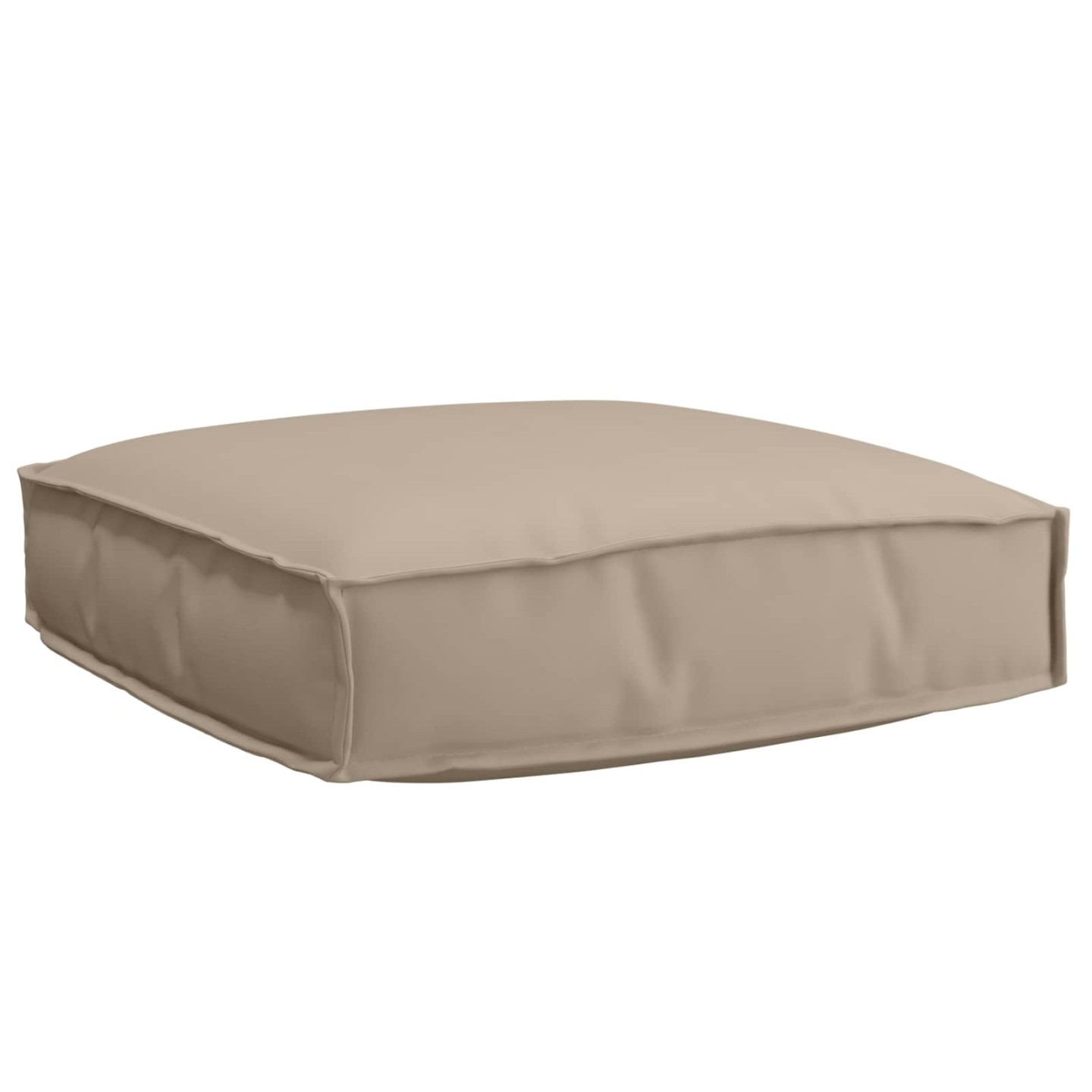 Coussin Tissu Oxford Taupe 60 x 60 x 12 cm