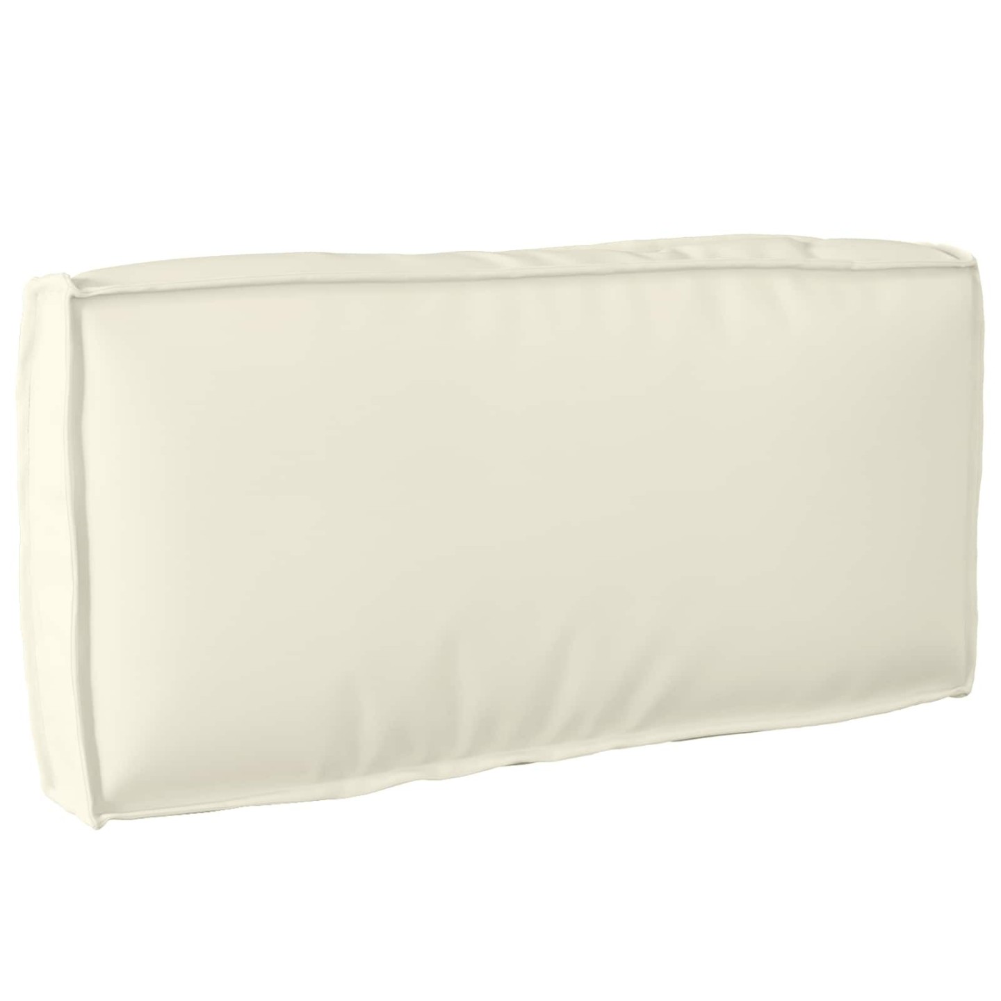 Coussin Tissu Oxford Crème 80 x 40 x 12 cm