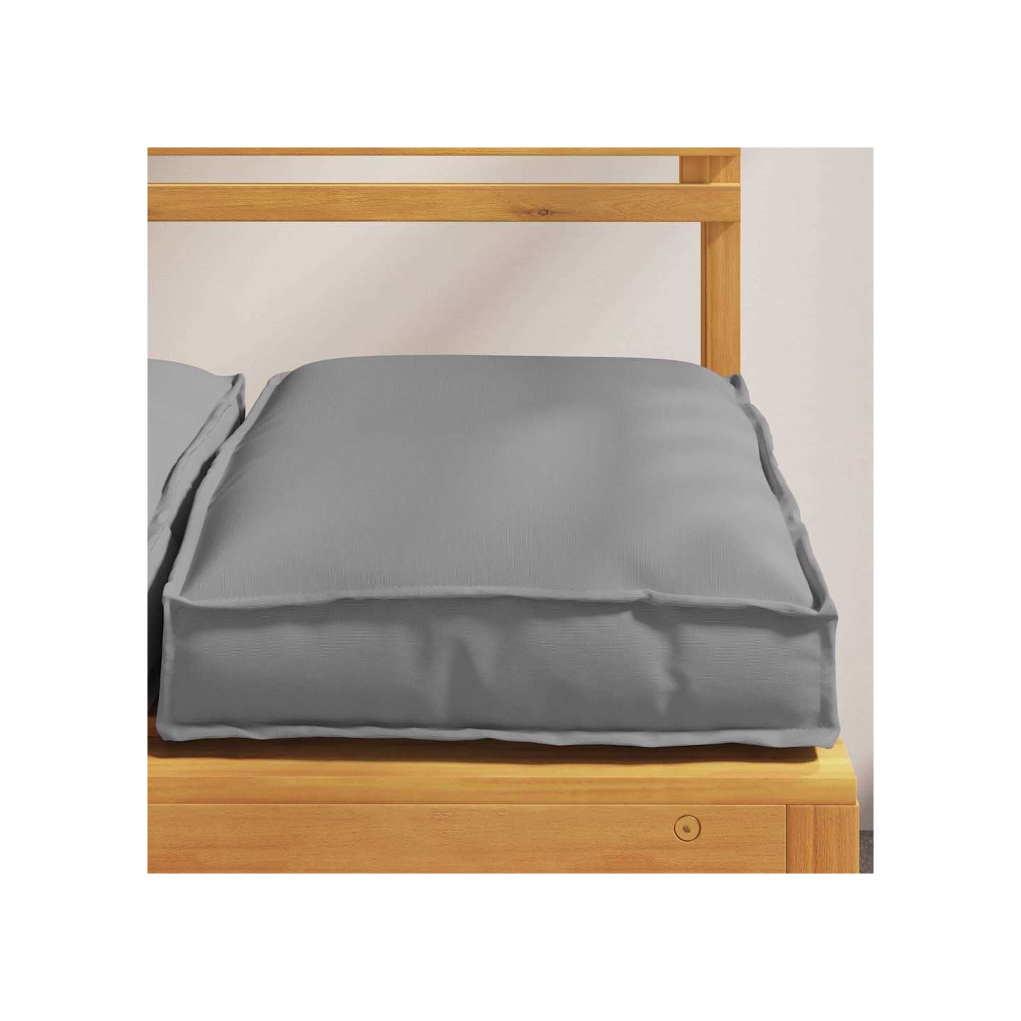 Coussin 4 pc Tissu Oxford Gris 40 x 40 x 8 cm