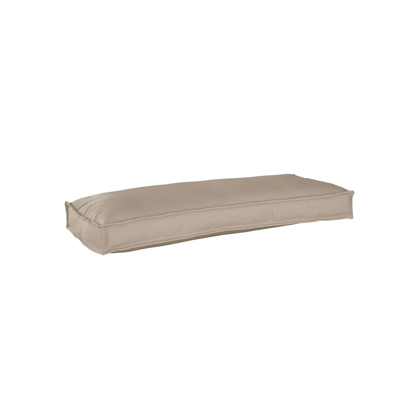 Coussin Tissu Oxford Taupe 100 x 40 x 8 cm