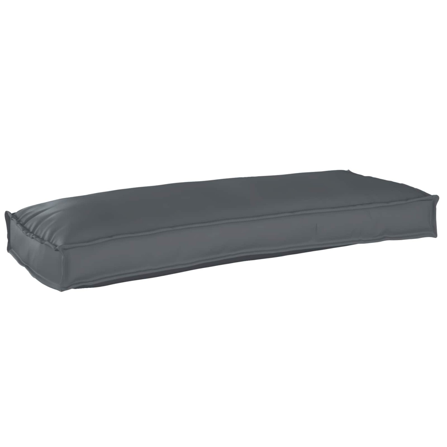 Coussin Tissu Oxford Anthracite 100 x 40 x 8 cm