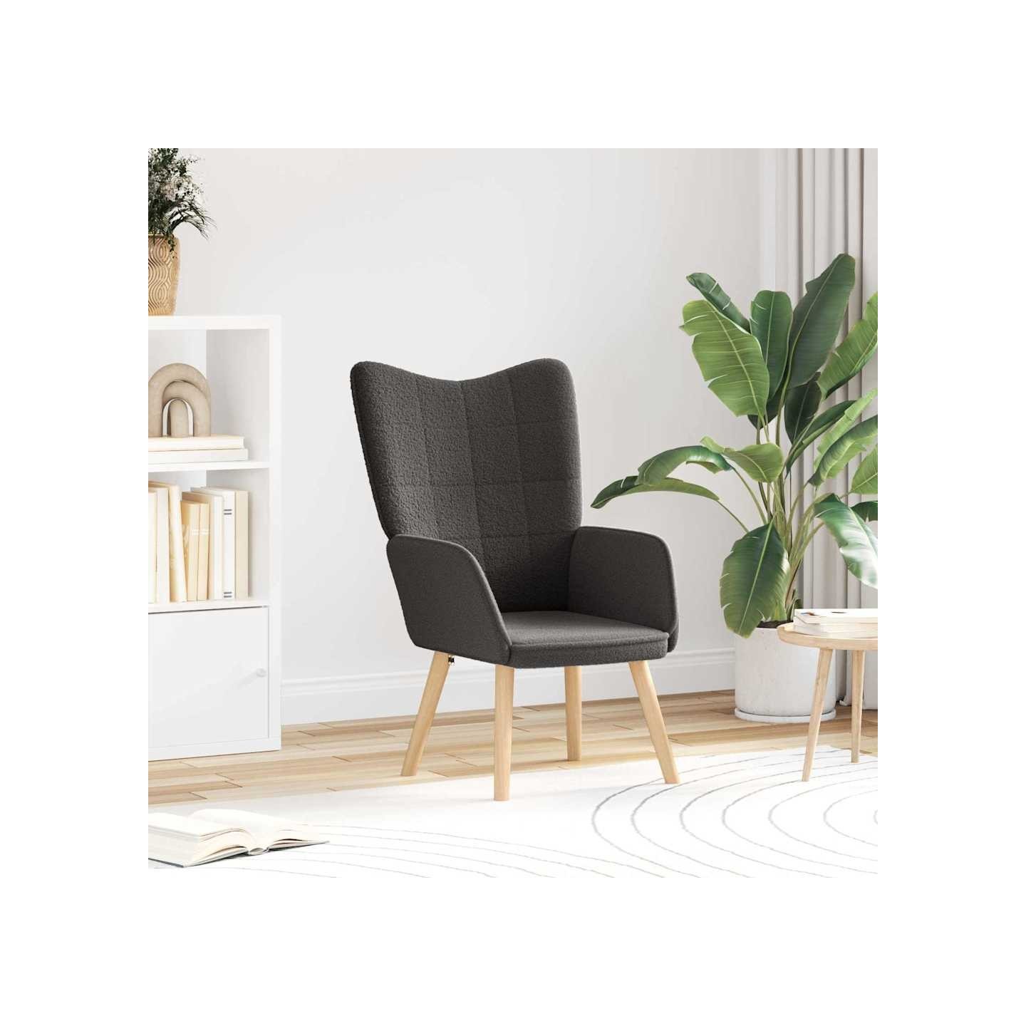 Fauteuil Gris foncé 62 x 67 x 95,5 cm Tissu Sherpa
