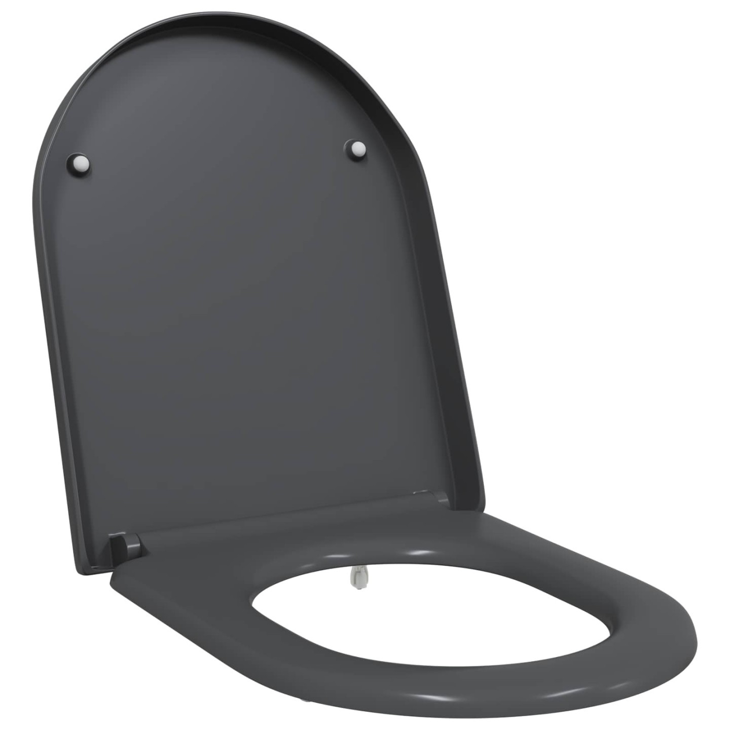 Siège de toilette Anthracite 49 x 36 x 4 cm Duroplast