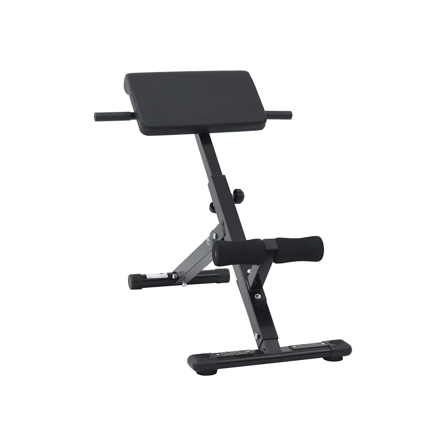 Banc d'hyperextension Noir 100,5 x 70 x 78 cm