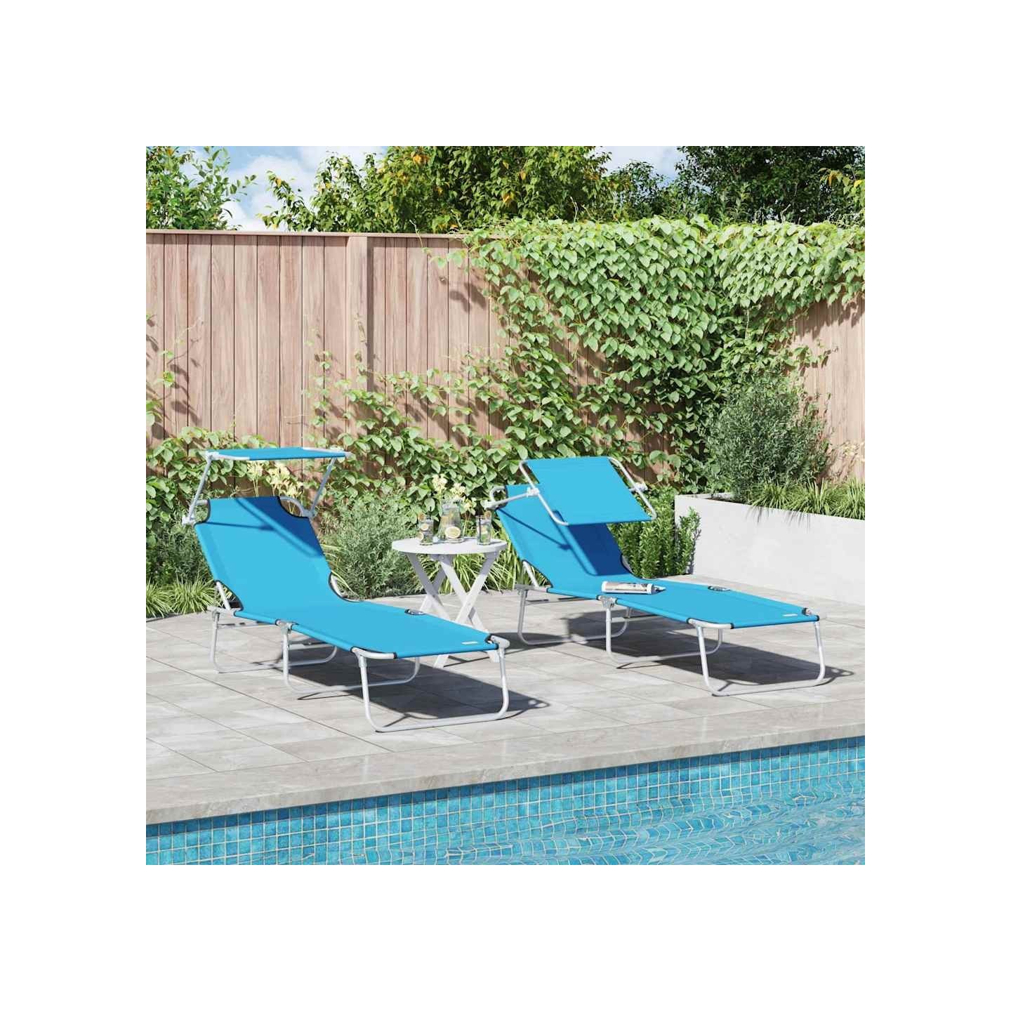 Transat 2 pc Polyester Bleu vif