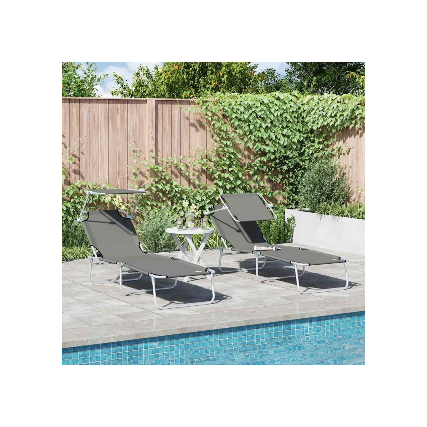 Transat 2 pc Polyester Gris