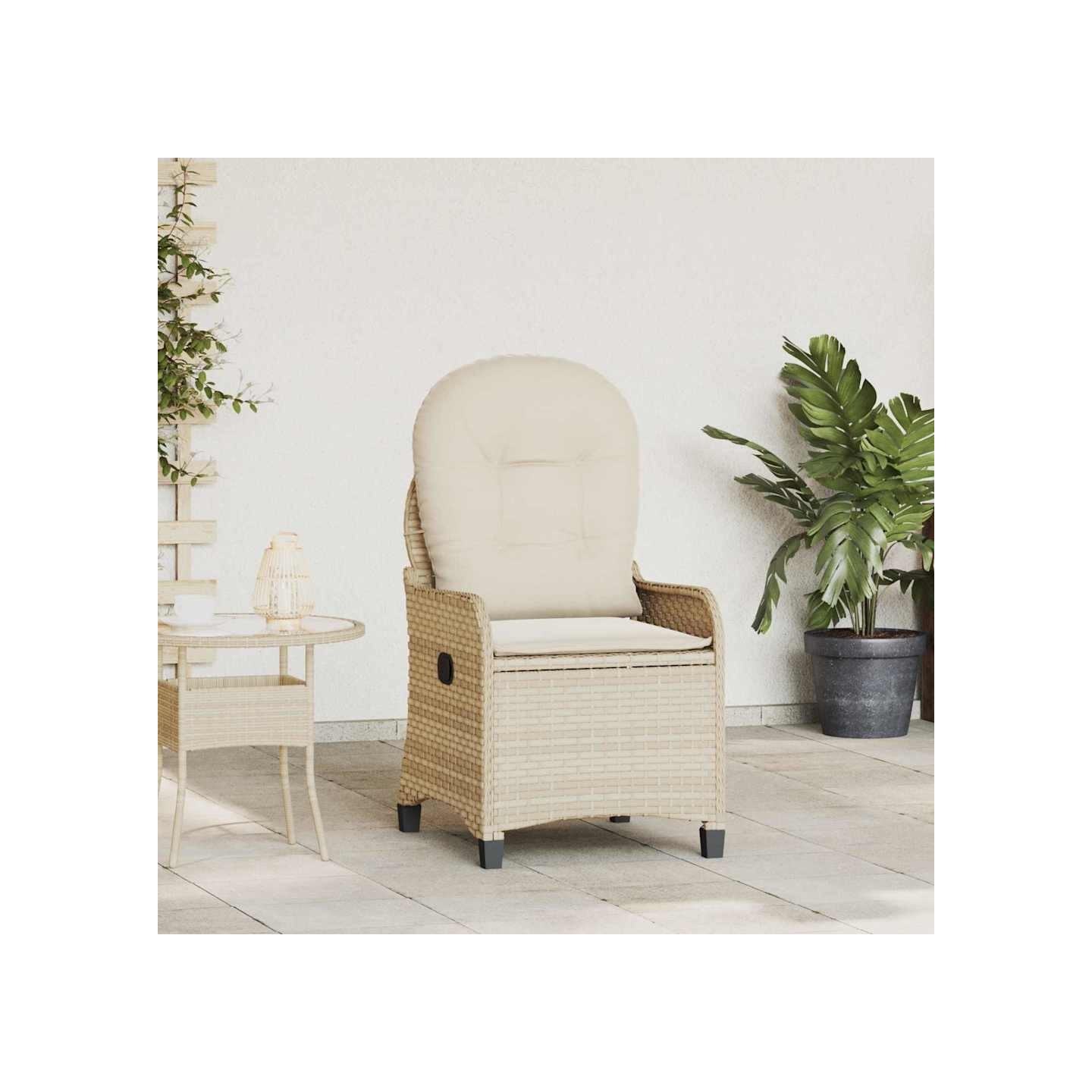 Fauteuil inclinable Beige polyrotin