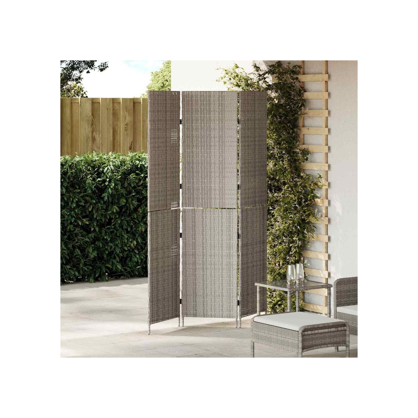 Paravent Gris 146 x 180 cm. polyrotin