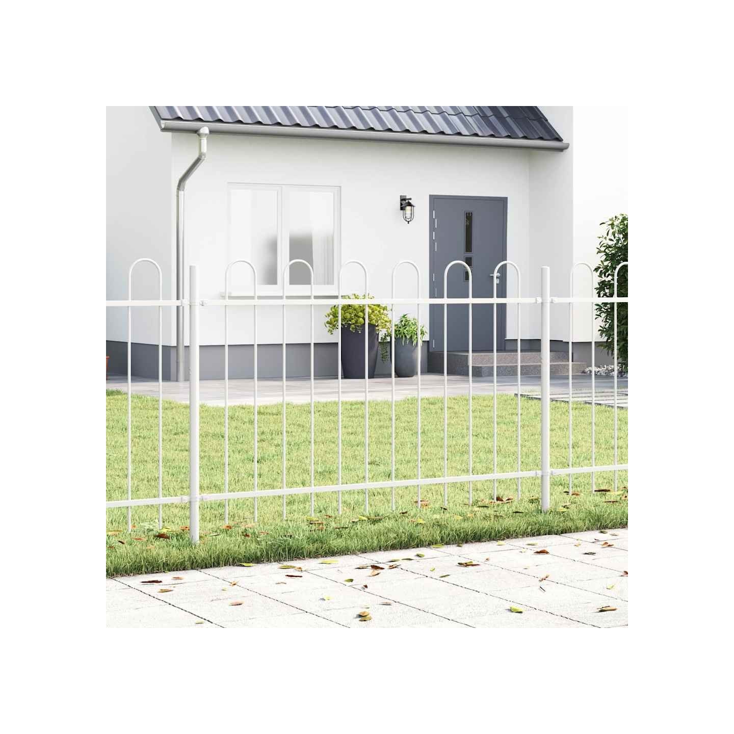 Clôture de jardin BOXTEL Blanc