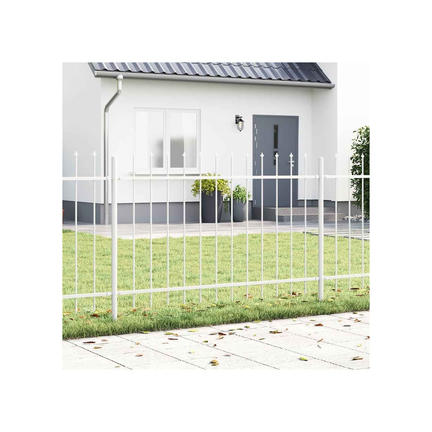 Clôture de jardin WOERDEN 1,7 x 1 m Acier revêtu de poudre