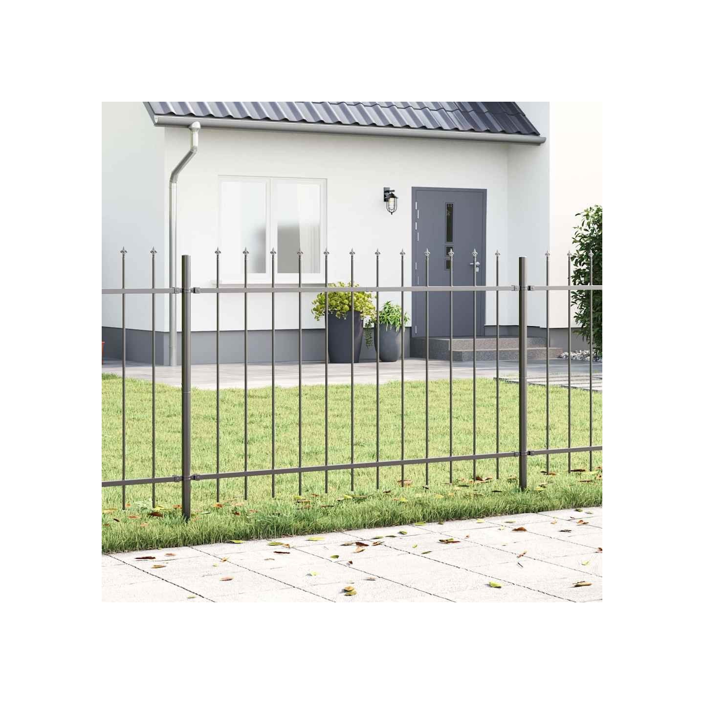 Clôture de jardin WOERDEN 1,7 x 1,2 m Acier revêtu de poudre