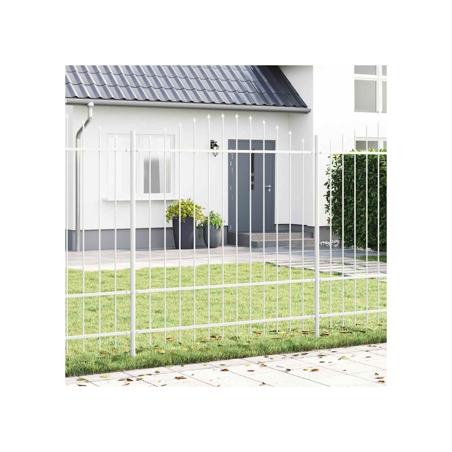 Clôture de jardin WOERDEN 170 x 215 cm Acier enduit de poudre