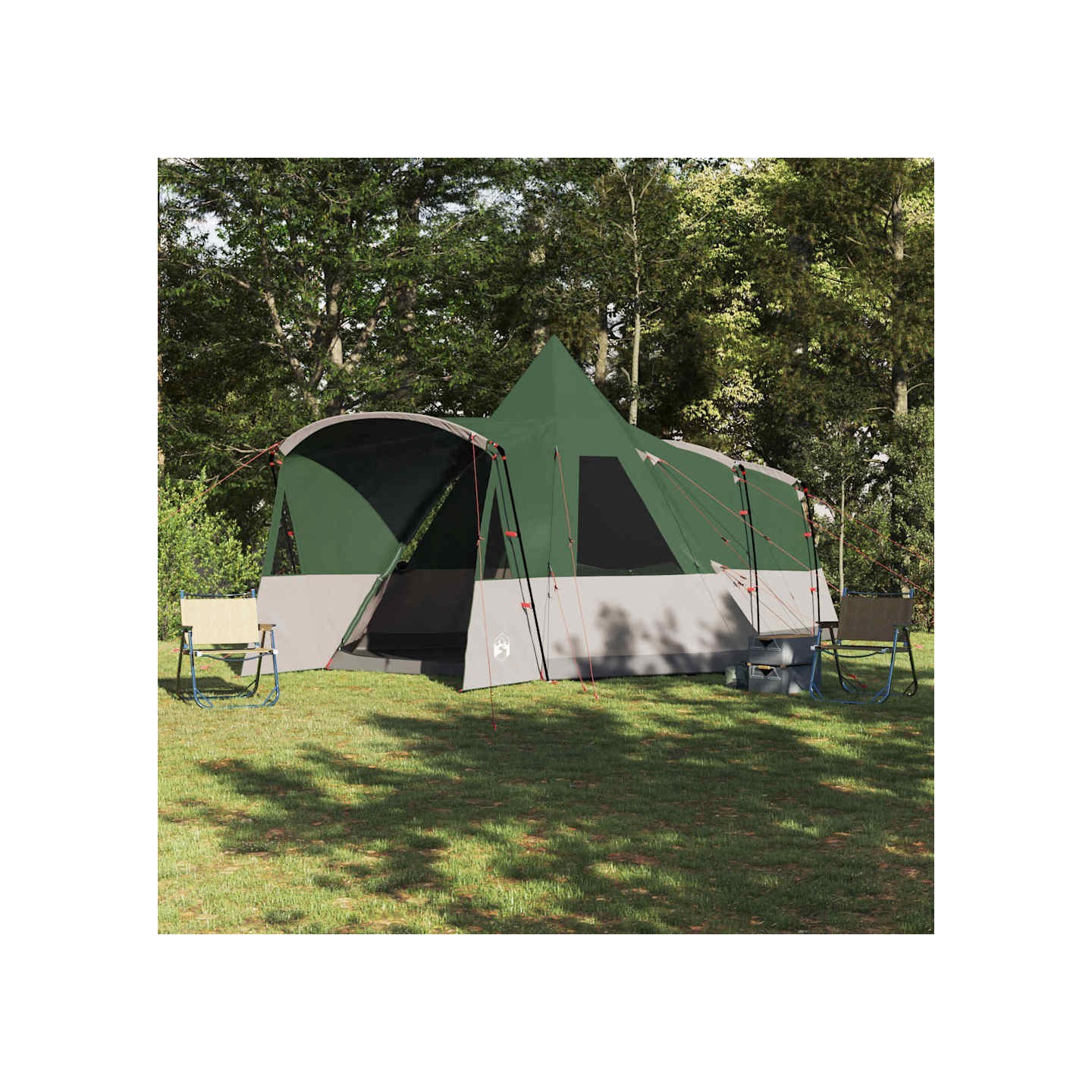 Tente Teepee pour 8 personnes 8 personne Vert