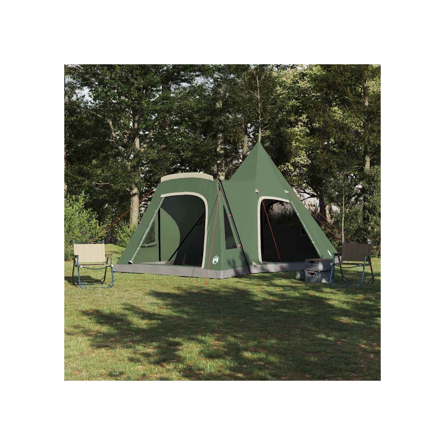 Tente Teepee 5 personnes 5 personne Vert