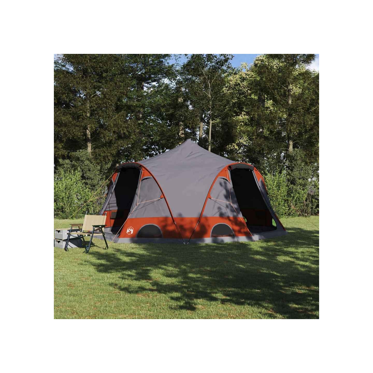Tente Dôme 4-Personnes 4 personne Gris et orange