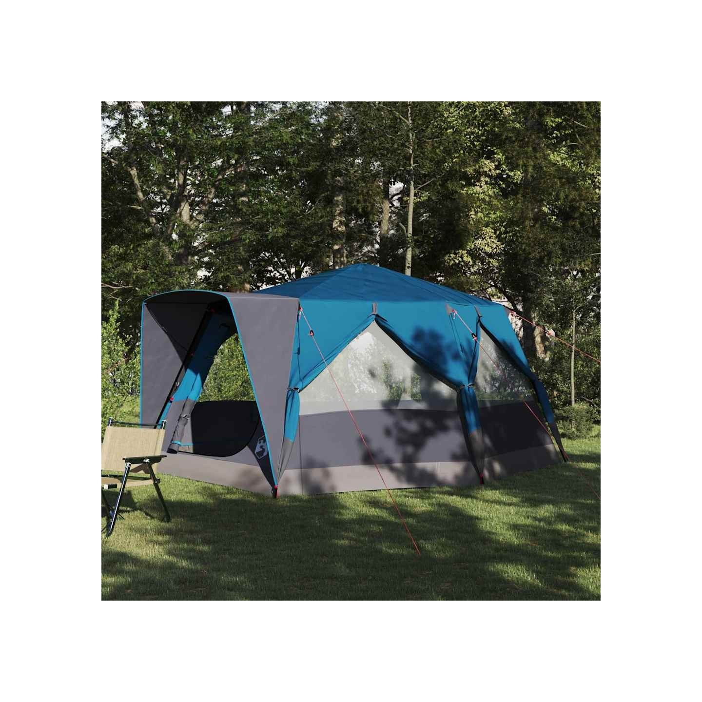 Tente cabine 7 personnes 7 personne Bleu