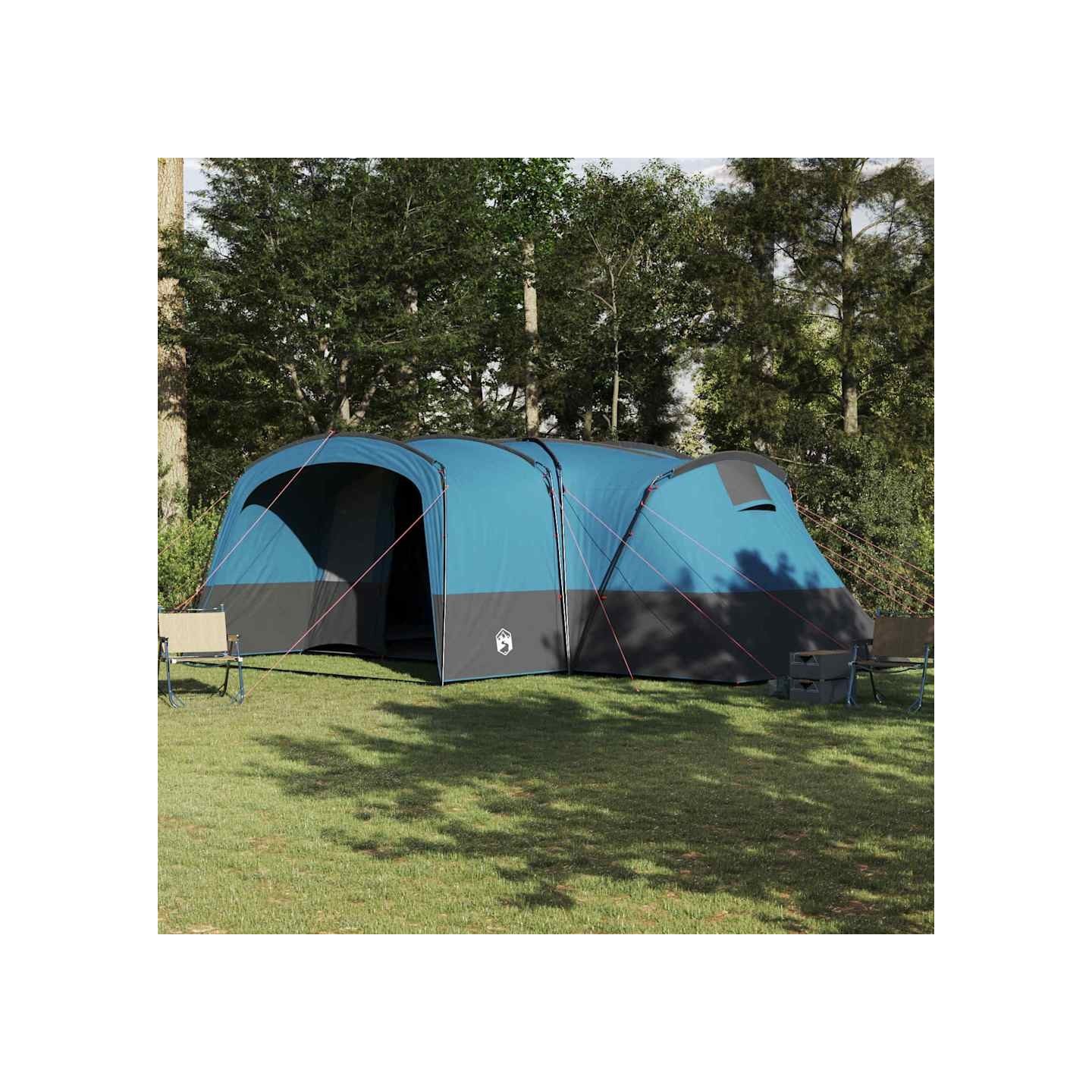 Tente familiale 12 personnes 12 personne Bleu et gris